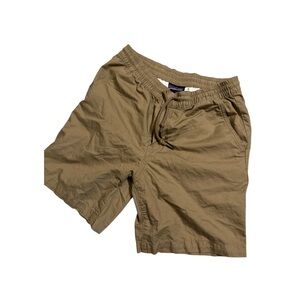 Patagonia Tan Flat Front Shorts Lightweight Casual
